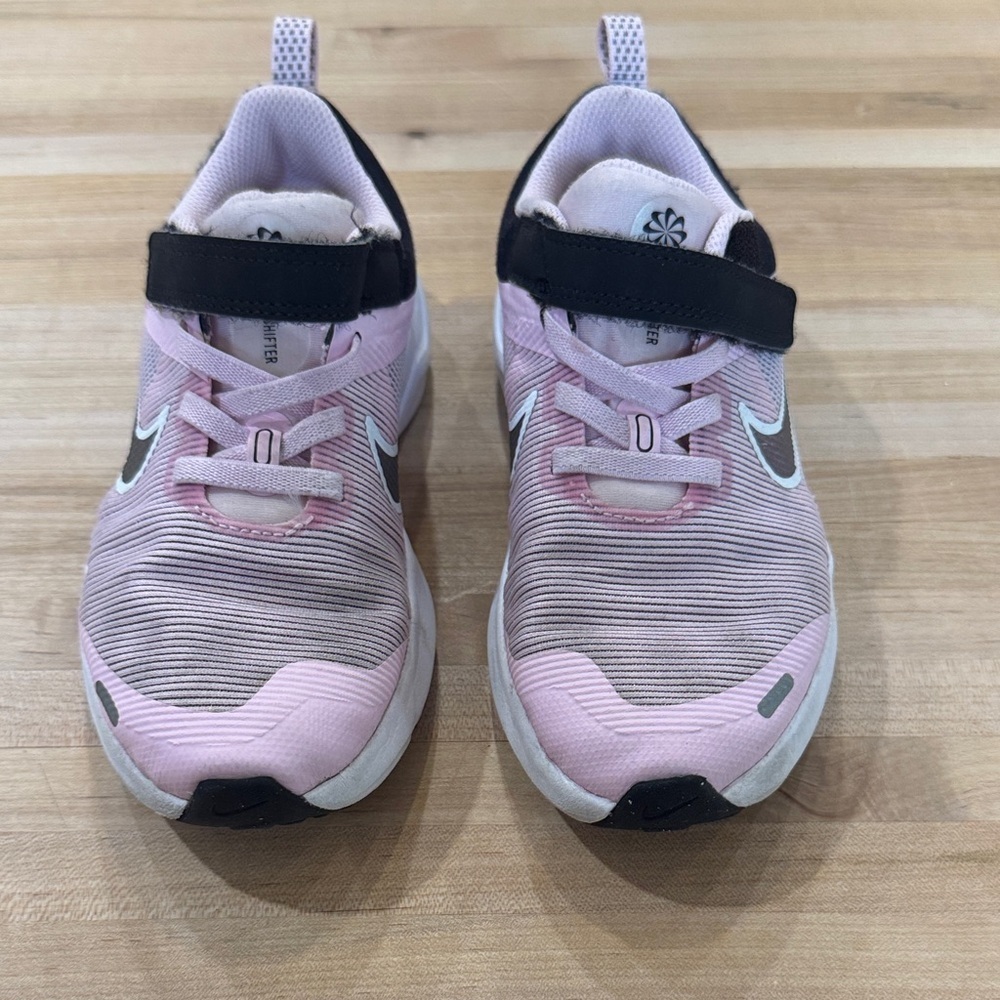 Nike Kids Pink and Black Sneakers